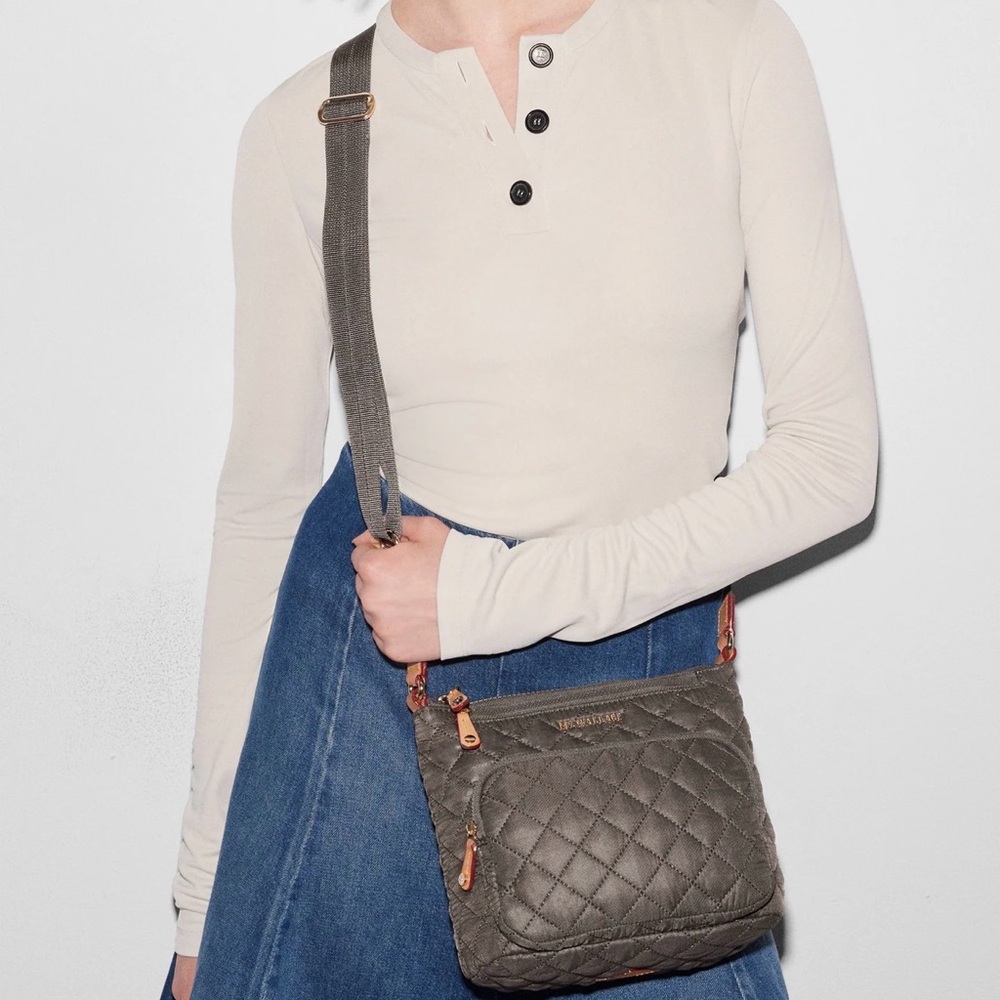 MZ Wallace Metro Scout Crossbody-Amimal Print-xs - Picture 2 of 8